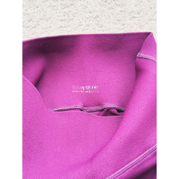 Fabletics SculptKnit High-Waisted Legging Eggplant Purple S Performance Active - Picture 5 of 6
